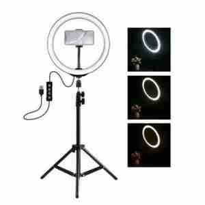 Aro Luz Led 26 Cm Profesional+ Tripode 2 + Base Cel Original - Aro de Luz