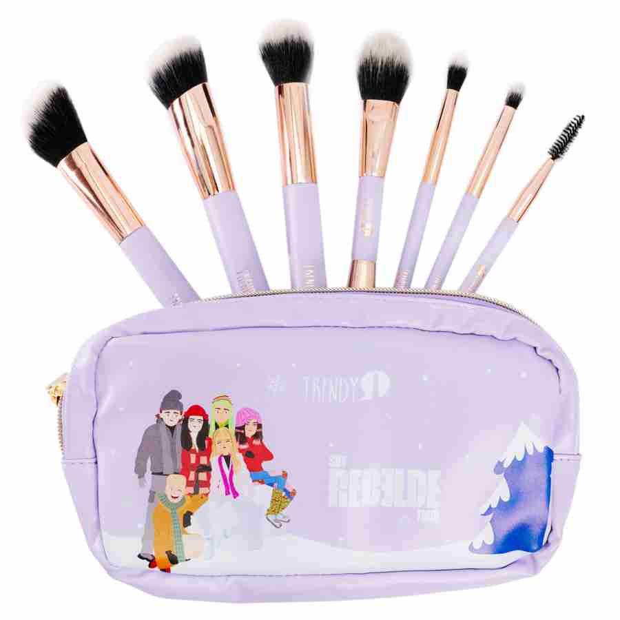 Kit Brocha Morado Trendy *Precio Unico*