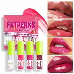 Kit 4 labiales lip drip fatperks