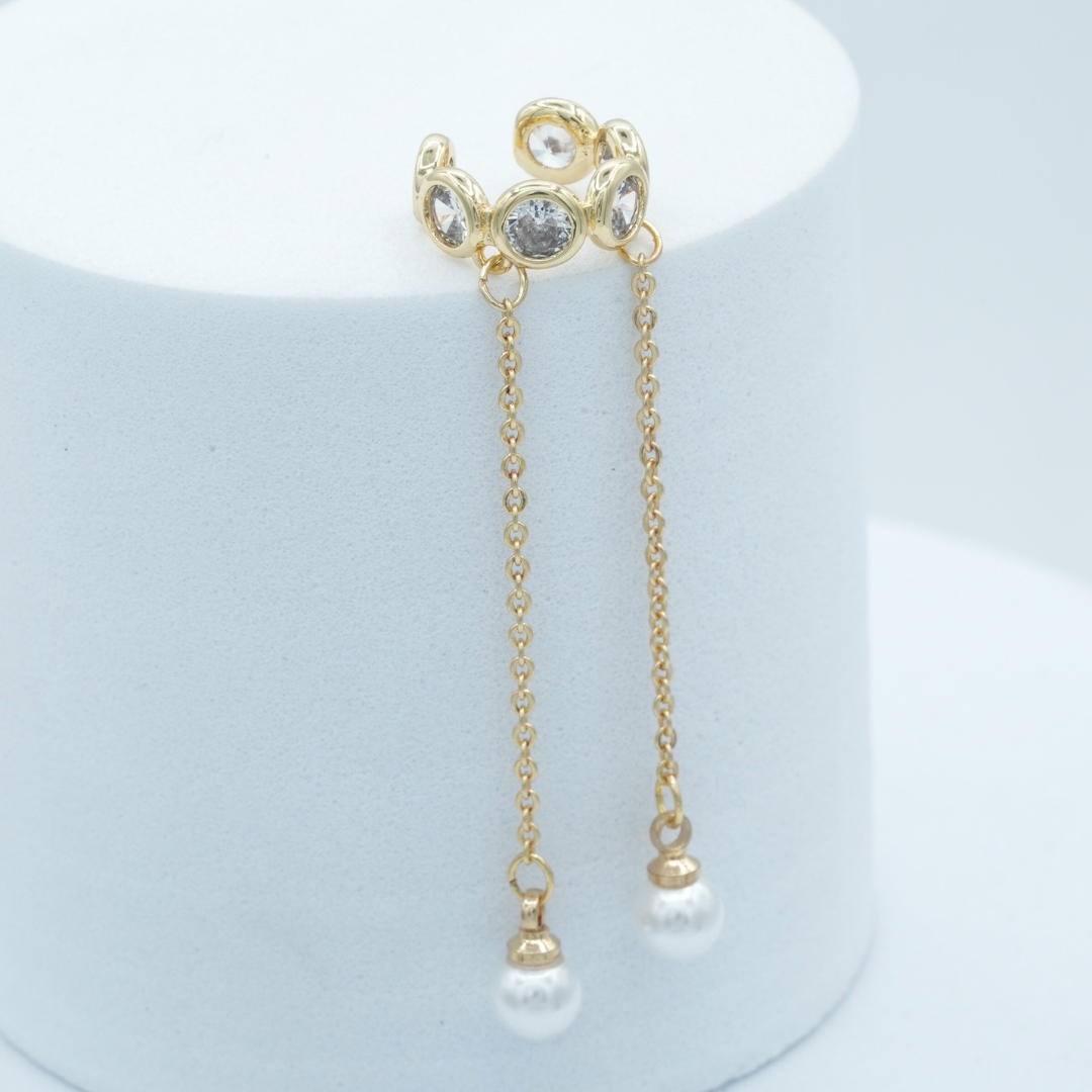Earcuff Perlas