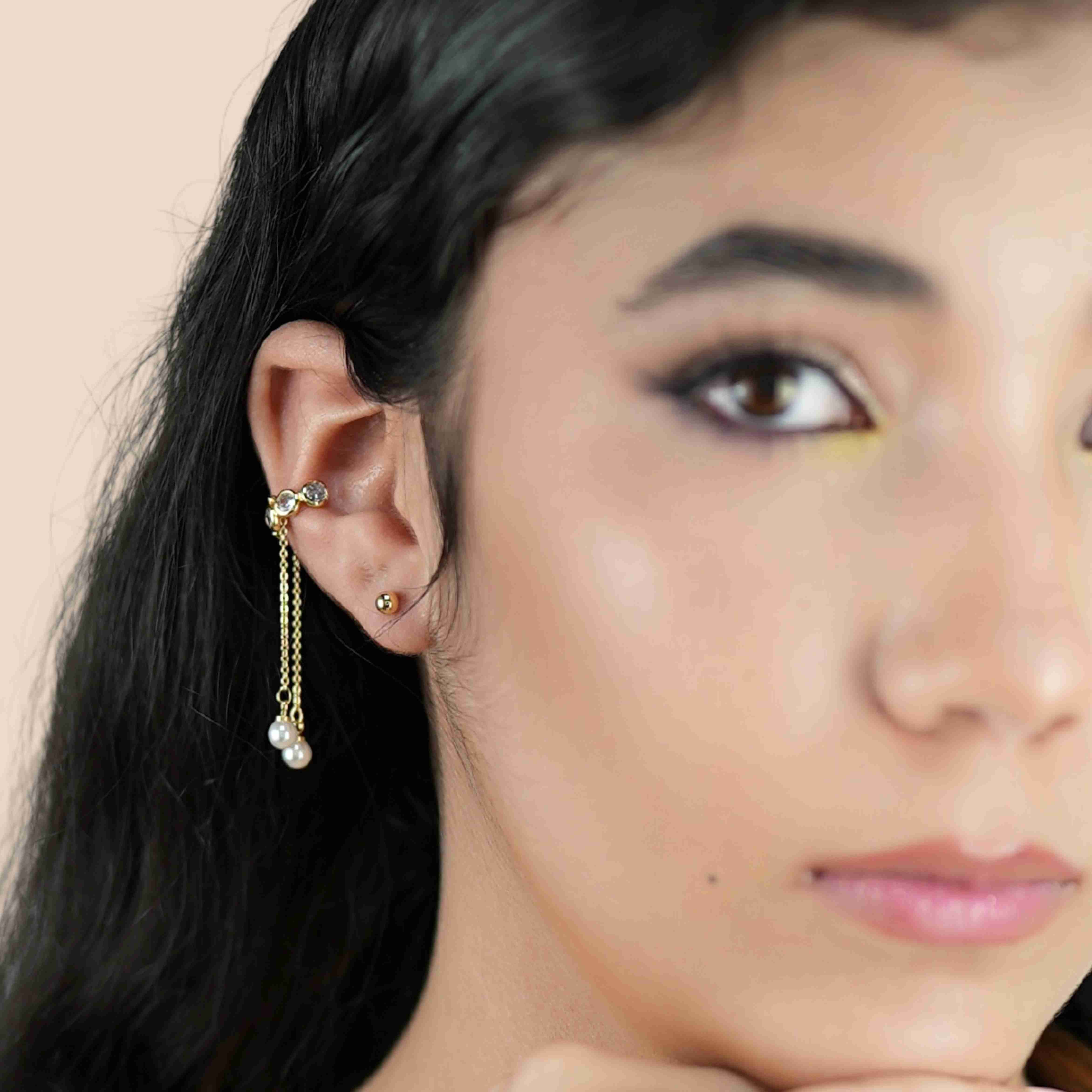 Earcuff Perlas - Imagen 3