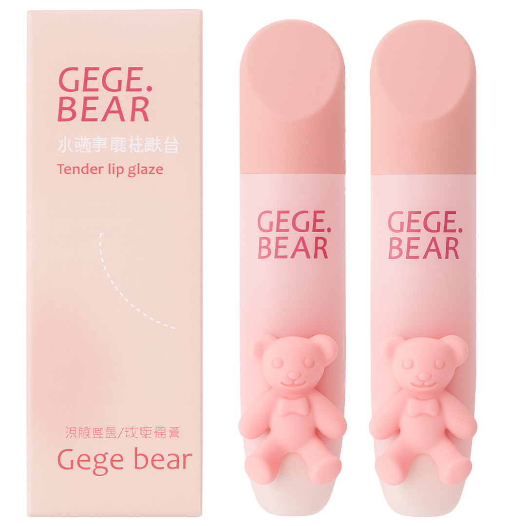 Lip Gloss Matte Pink Gege Bear