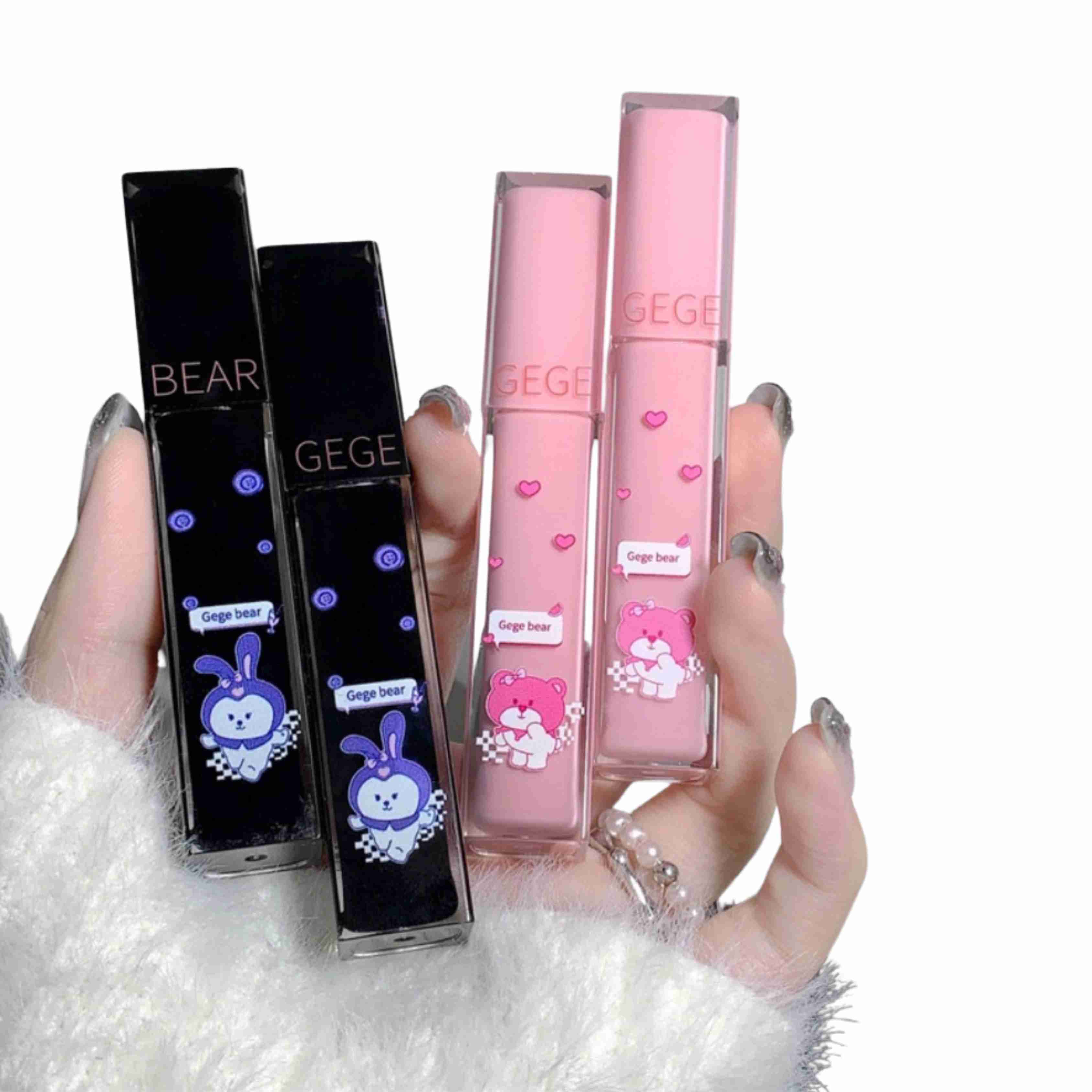 lip Gloss Rose Bear Gege Bear - Imagen 2