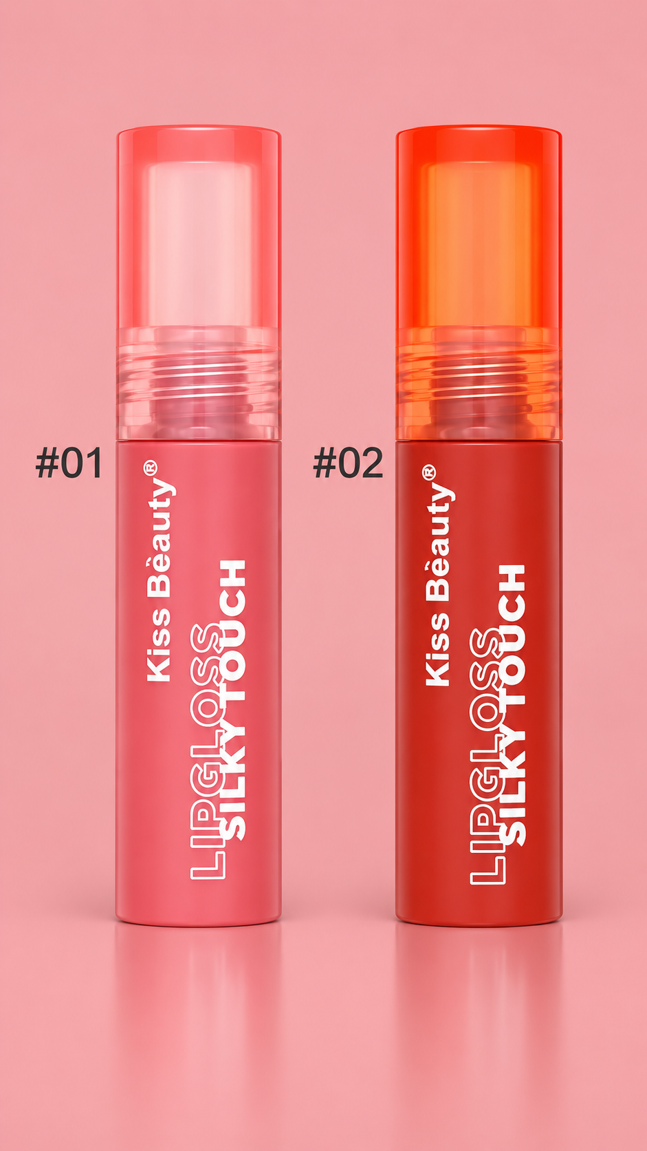 Lip gloss liquido Silky touch kiss beauty - Imagen 4