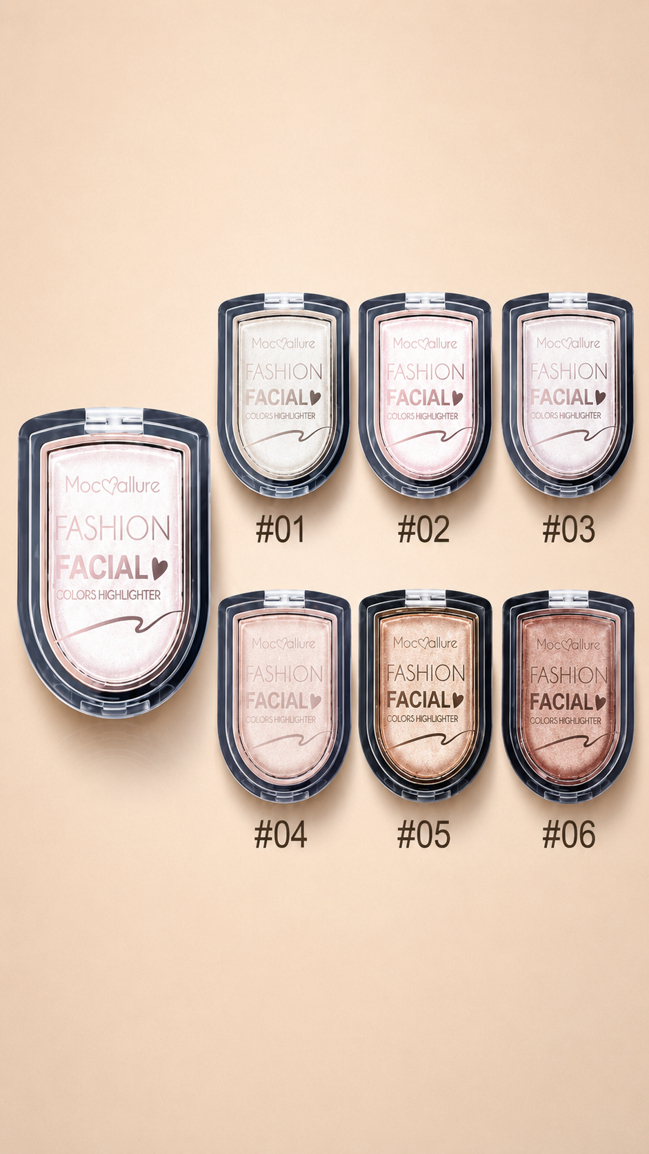 iluminador individual fashion moccallure - Imagen 4