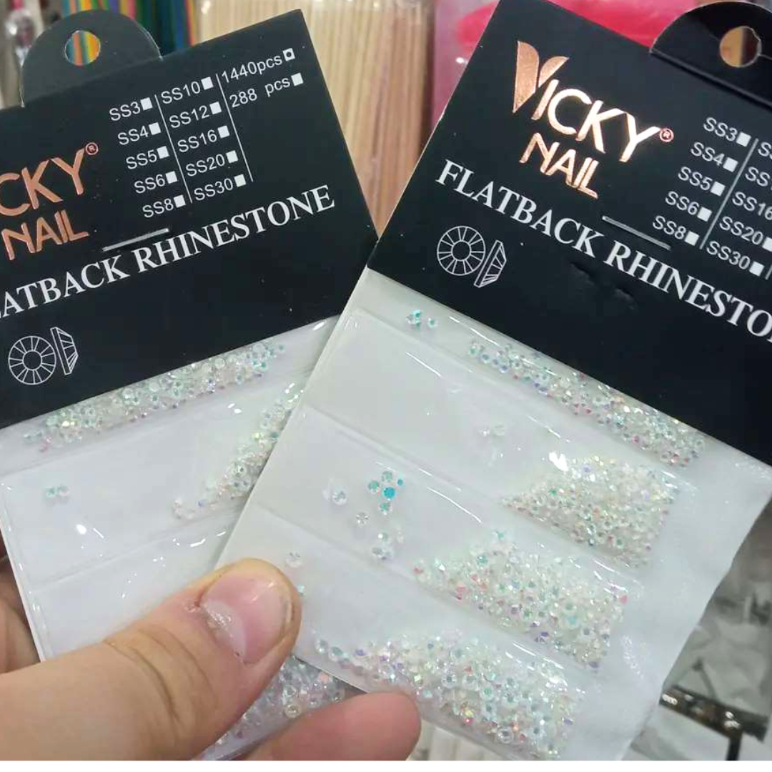 gemas decorativas 1440 pcs vicky nail - Imagen 2