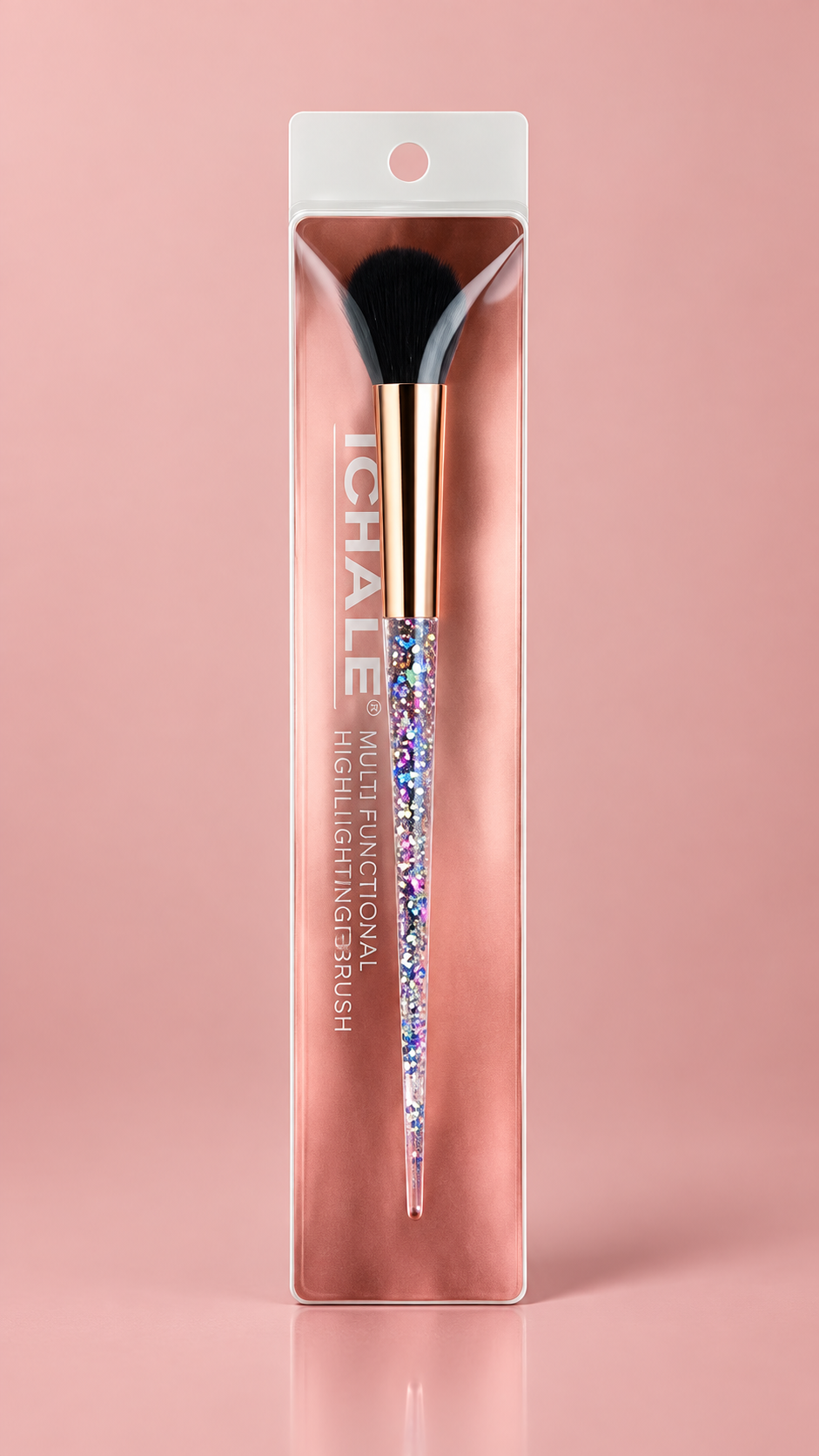 Brocha difuminadora glitter ruby face - Imagen 4