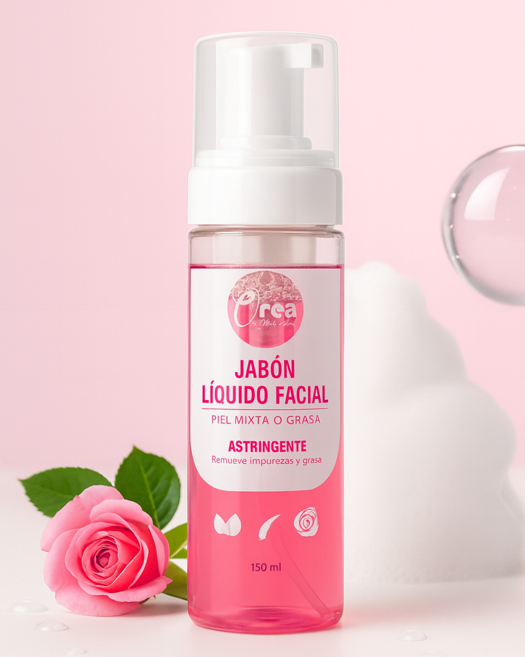 Jabon Facial Aloe y Vitamina E Vera Orea - Imagen 4