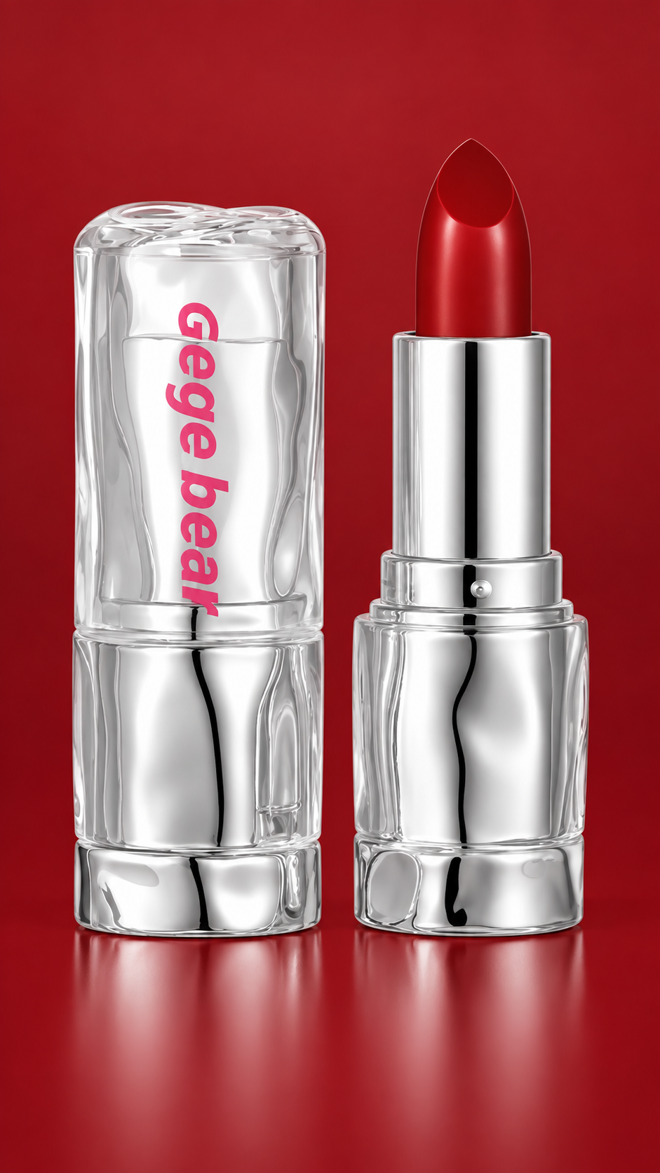 Lip gloss diseño transparente corrugado gege bear - Imagen 9