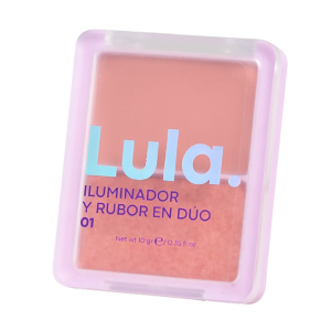 Iluminador y rubor en duo Lula beauty - #02