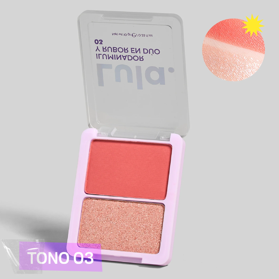 Iluminador y rubor en duo Lula beauty - Imagen 6