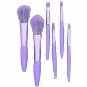 Brochas viajeras animals beauty 6 piezas - #Lila