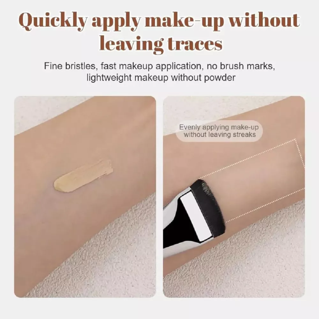 Brocha plana fina de maquillaje para base - Imagen 3