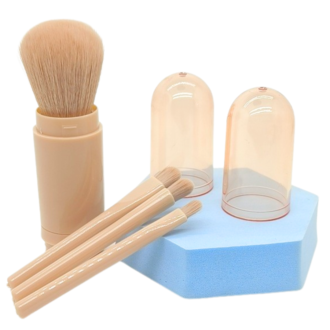 Set de brochas cilindro viajeras
