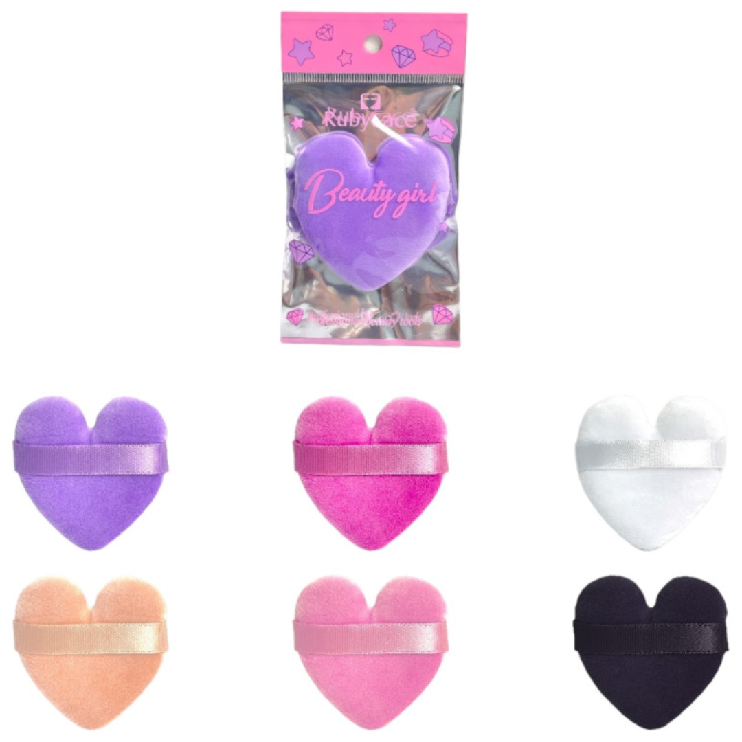 Borla corazon individual ruby face - Imagen 2