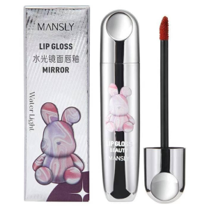 Lip gloss bunny mirror plateado Mansly - #605
