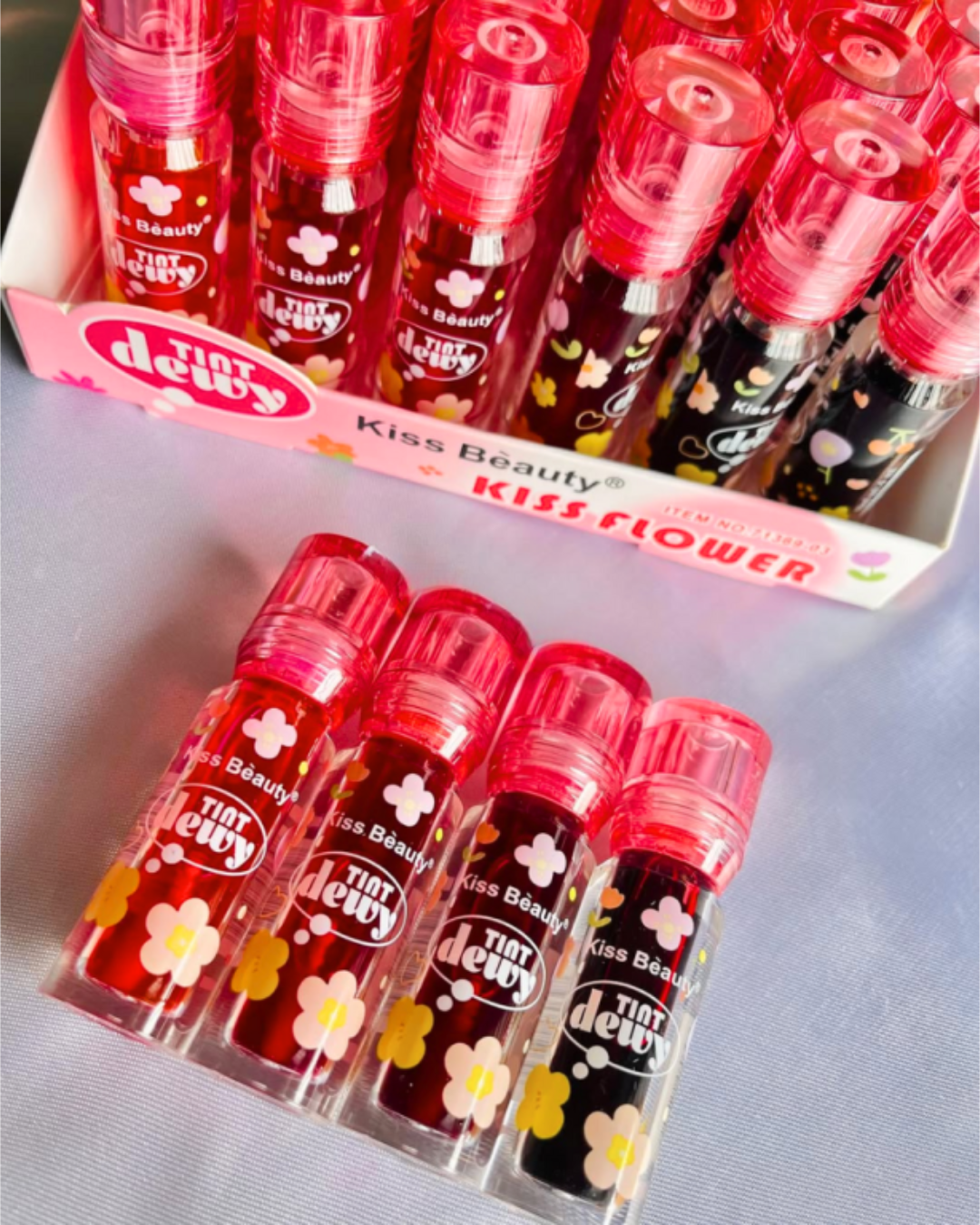 Tinta para labios tint dewy flowers kiss beauty - Imagen 5