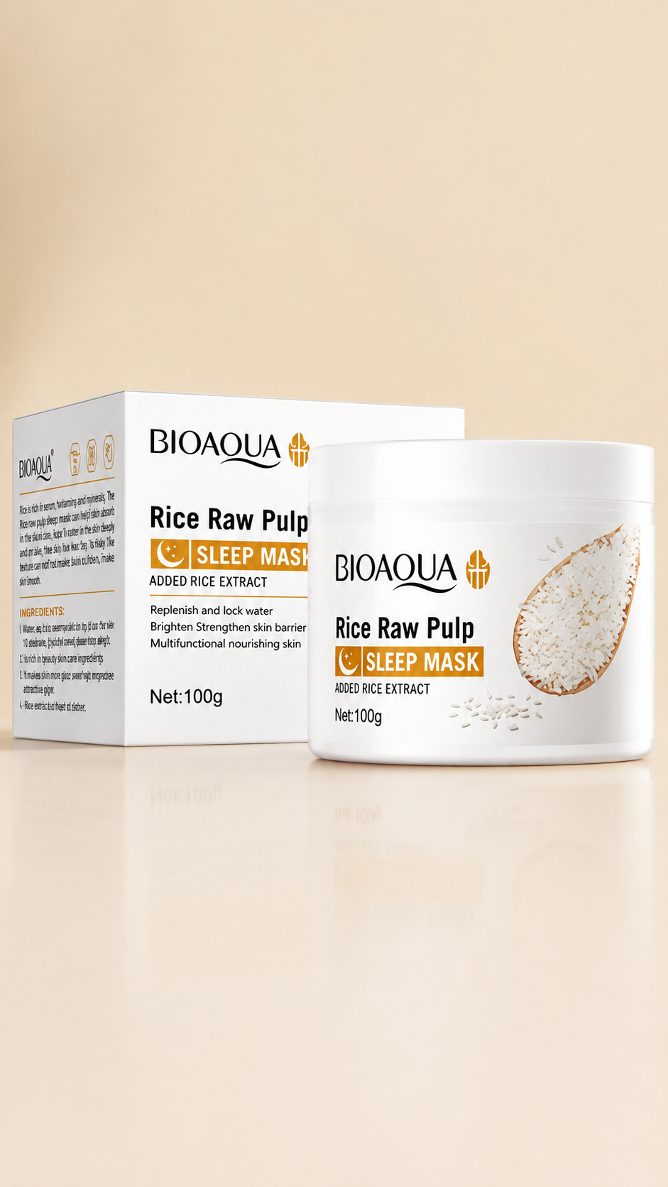 Mascarilla nocturna arroz de bioaqua - Imagen 5