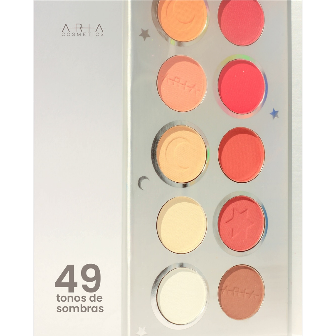 Paleta profesional sombra majestic aria cosmetics - Imagen 4