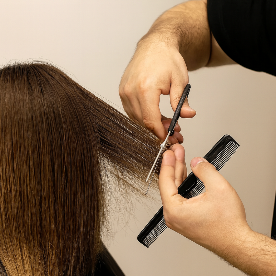 set peine+tijeras para el cabello yauyou - Imagen 2