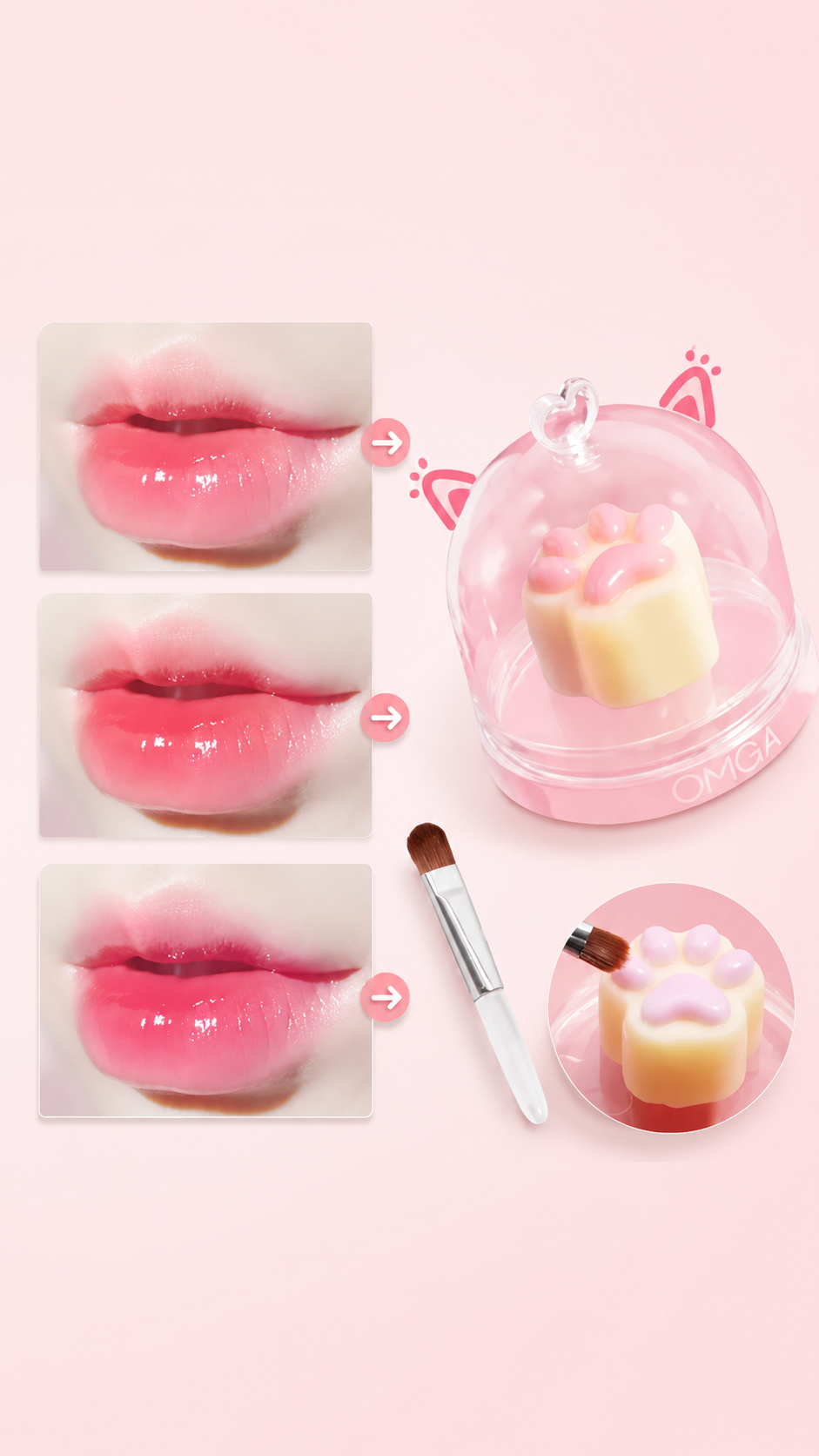 Hidratante para labios sweet cat omga - Imagen 8