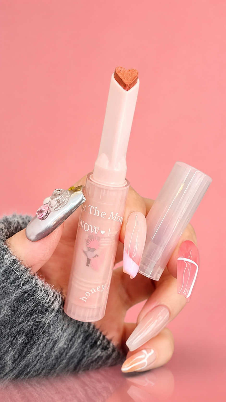 Labial retractil lipstick honey gege bear - Imagen 11