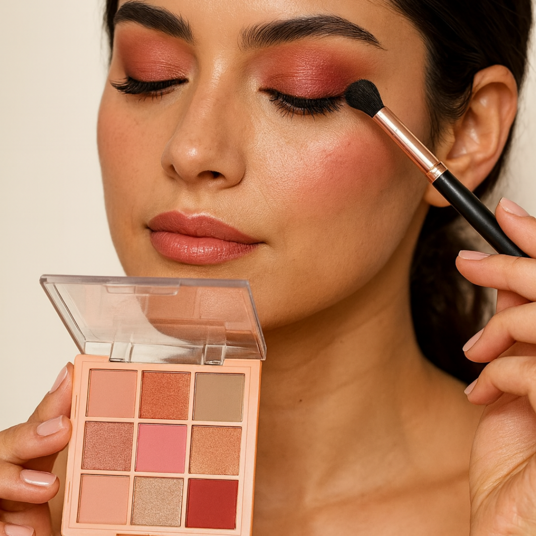 Sombra Eyeshadow 9 Tonos Medecoo - Imagen 2