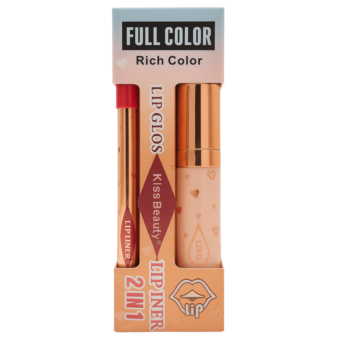 Kit delineador Lipgloss Kiss Beauty