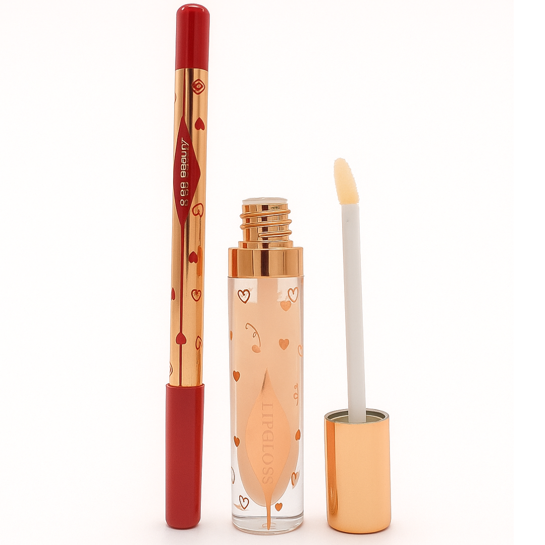 Kit delineador Lipgloss Kiss Beauty - Imagen 2