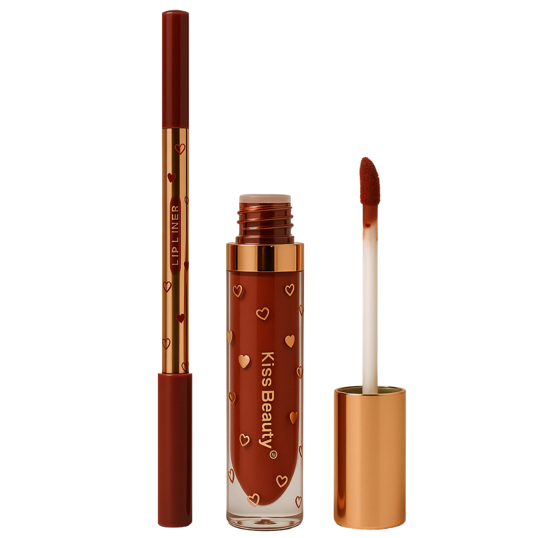 Kit delineador Lipgloss Kiss Beauty - Imagen 3