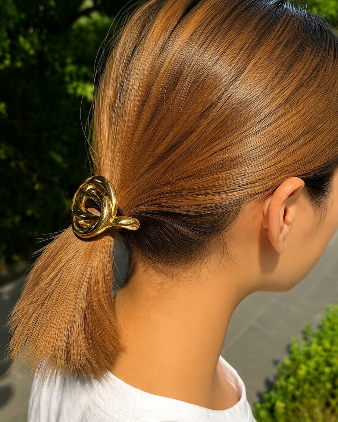 Moña para el cabello ponycuff pretzel fashion - Imagen 3
