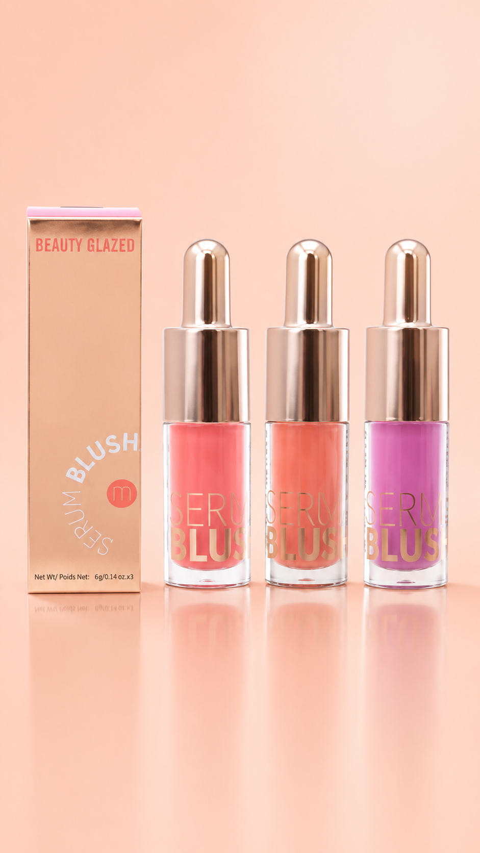 Rubor liquido Serum Blush Beauty Glazed - Imagen 7