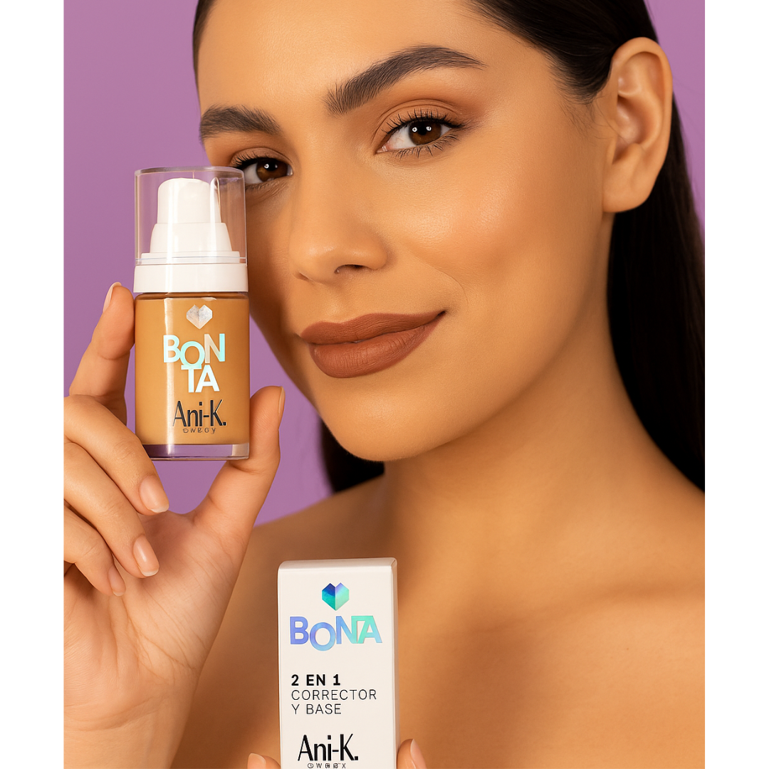 Base y Corrector Bonita 2 en 1 Anik *PRECIO UNICO* - Imagen 2