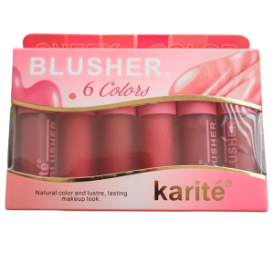 Set de rubores X6 colores Karite