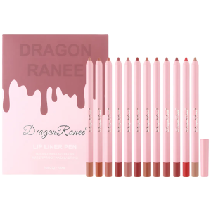 Lapices delineadores para labios X12 unds dragon ranee