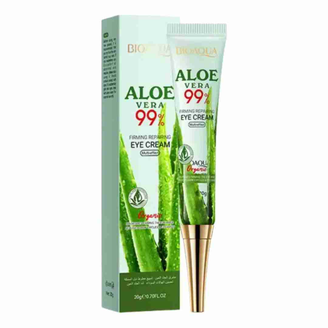 Contorno de Ojos Orgánico Reparador de Aloe Vera 99 %