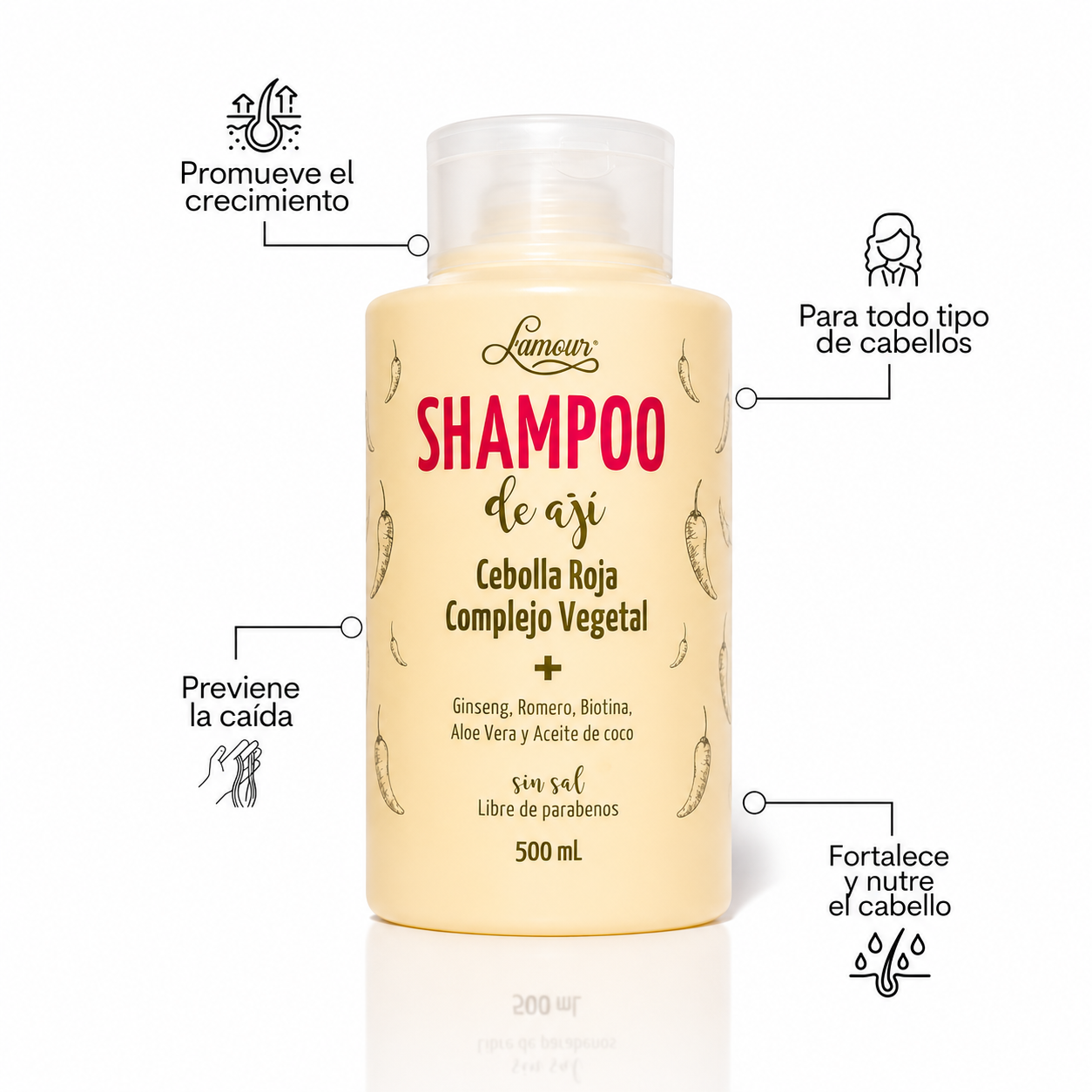 Shampoo De Ají Lamour - Imagen 3