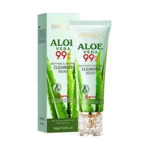 Jabon Facial Orgánico Reparador de Aloe Vera 99 %