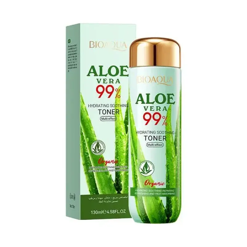 Tónico Facial Orgánico Reparador de Aloe Vera 99 %