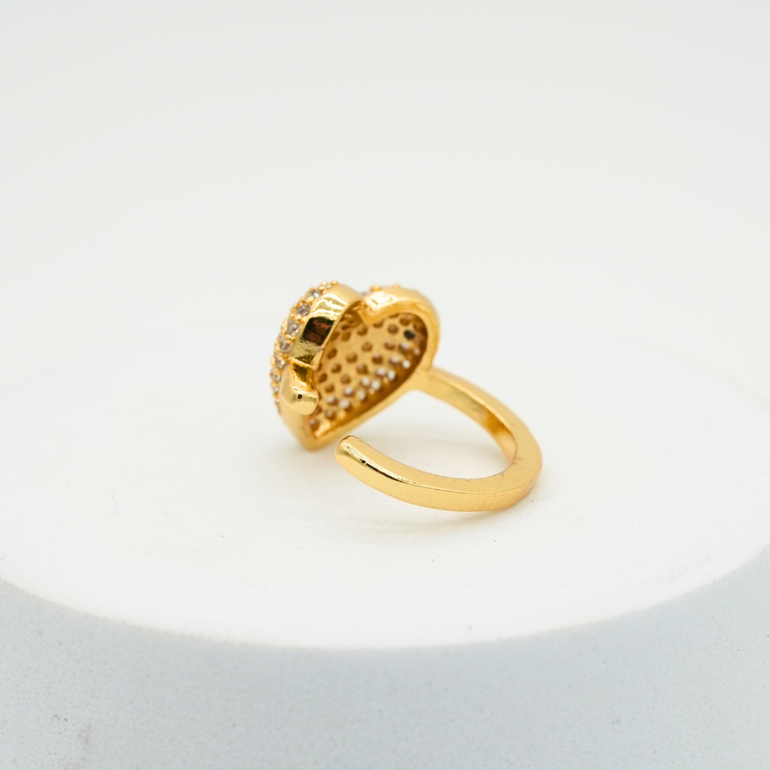 Earcuff corazon gemas - Imagen 3