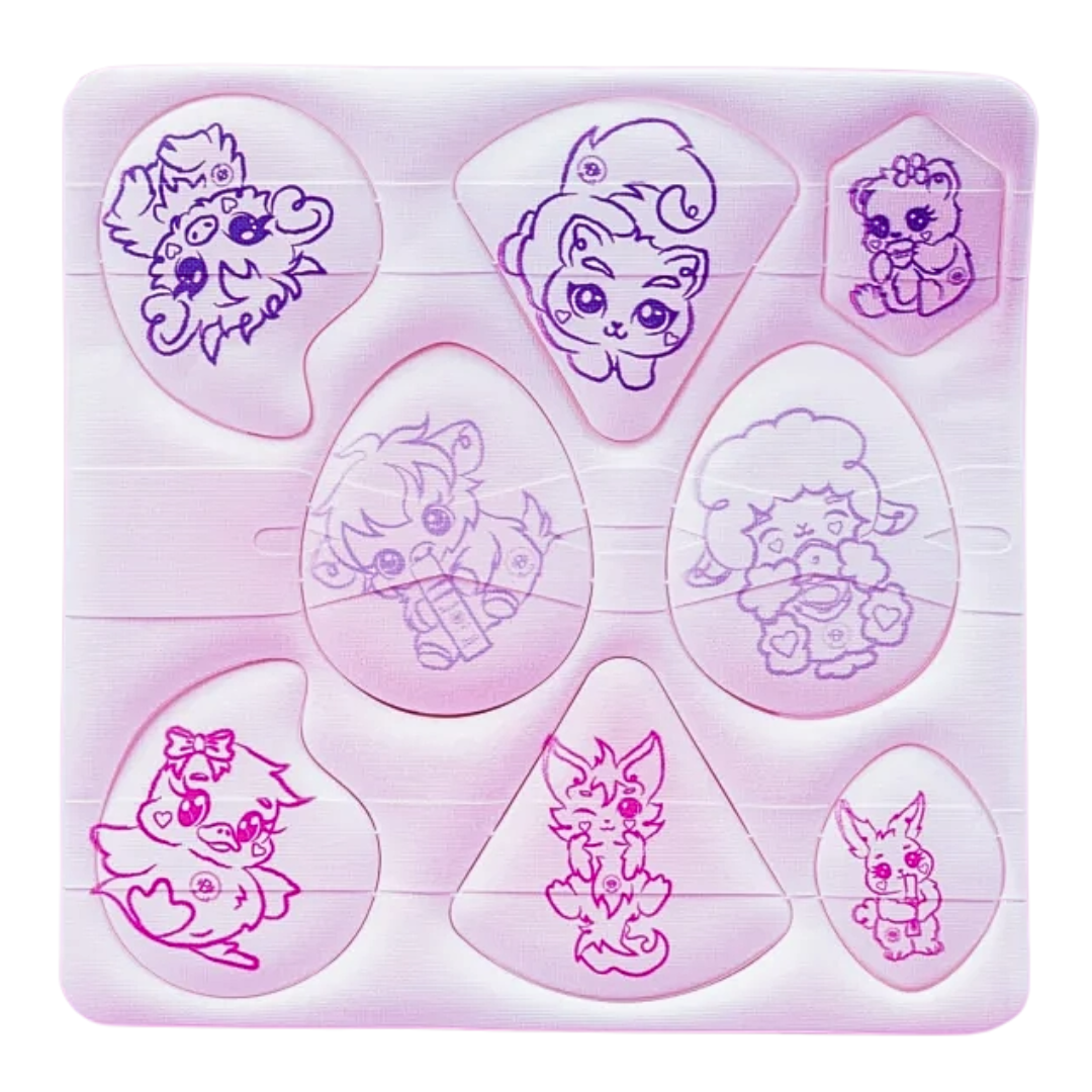 Borlas mini puff X8 animation bloomshell