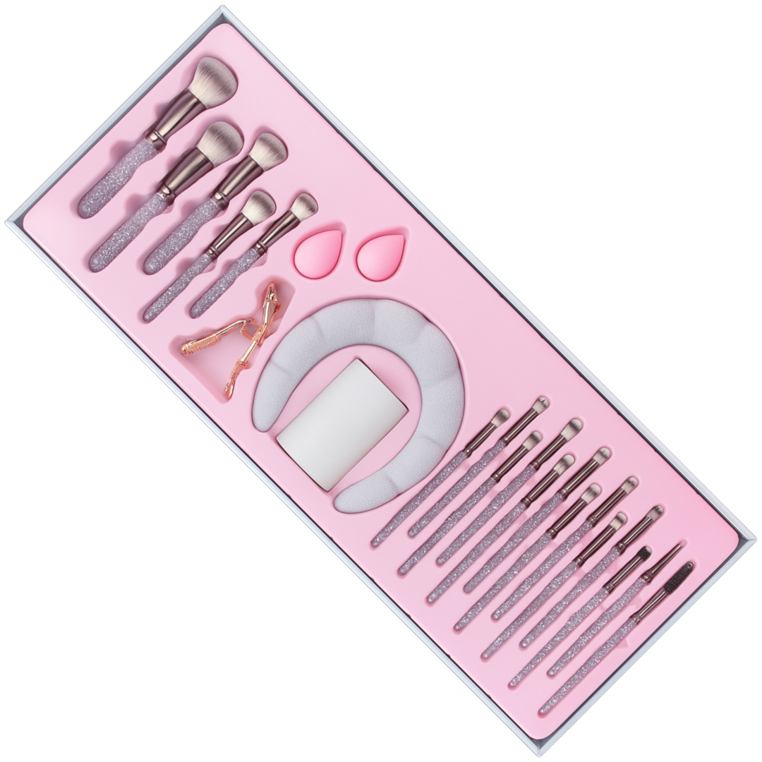 Kit Profesional de brochas y accesorios Completo 23 Piezas