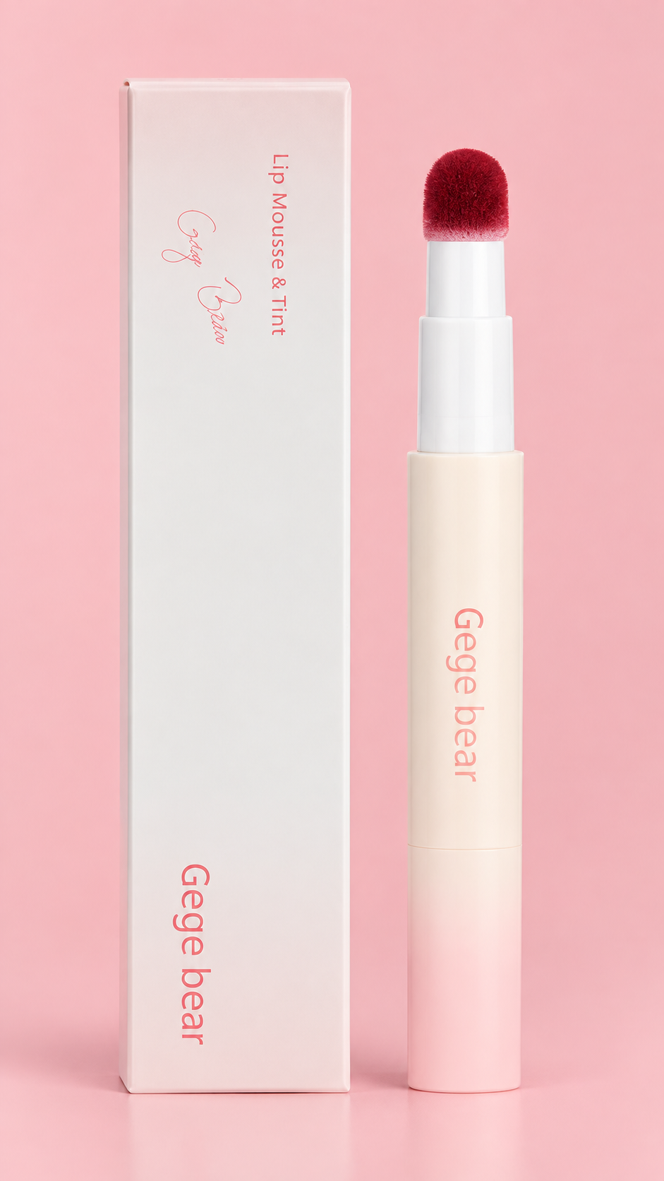 Lip gloss en crema powder y aplicador labial gege bear - Imagen 12