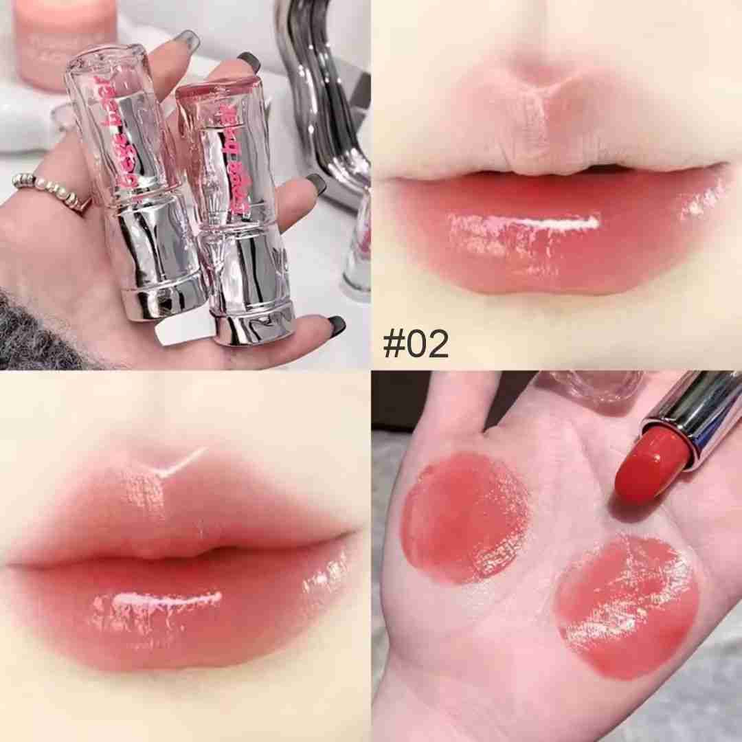 Lip gloss diseño transparente corrugado gege bear - Imagen 3