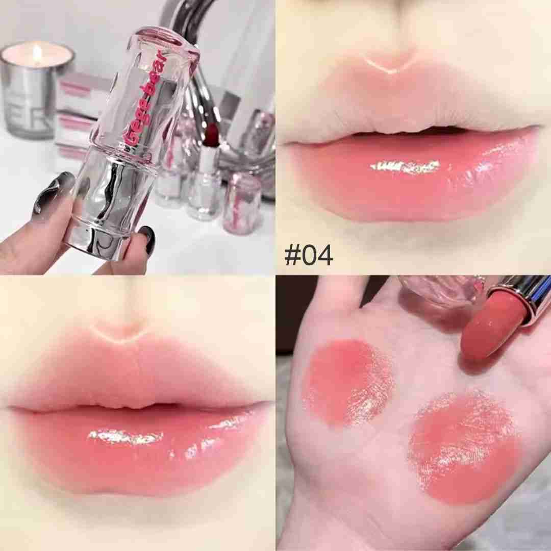 Lip gloss diseño transparente corrugado gege bear - Imagen 7