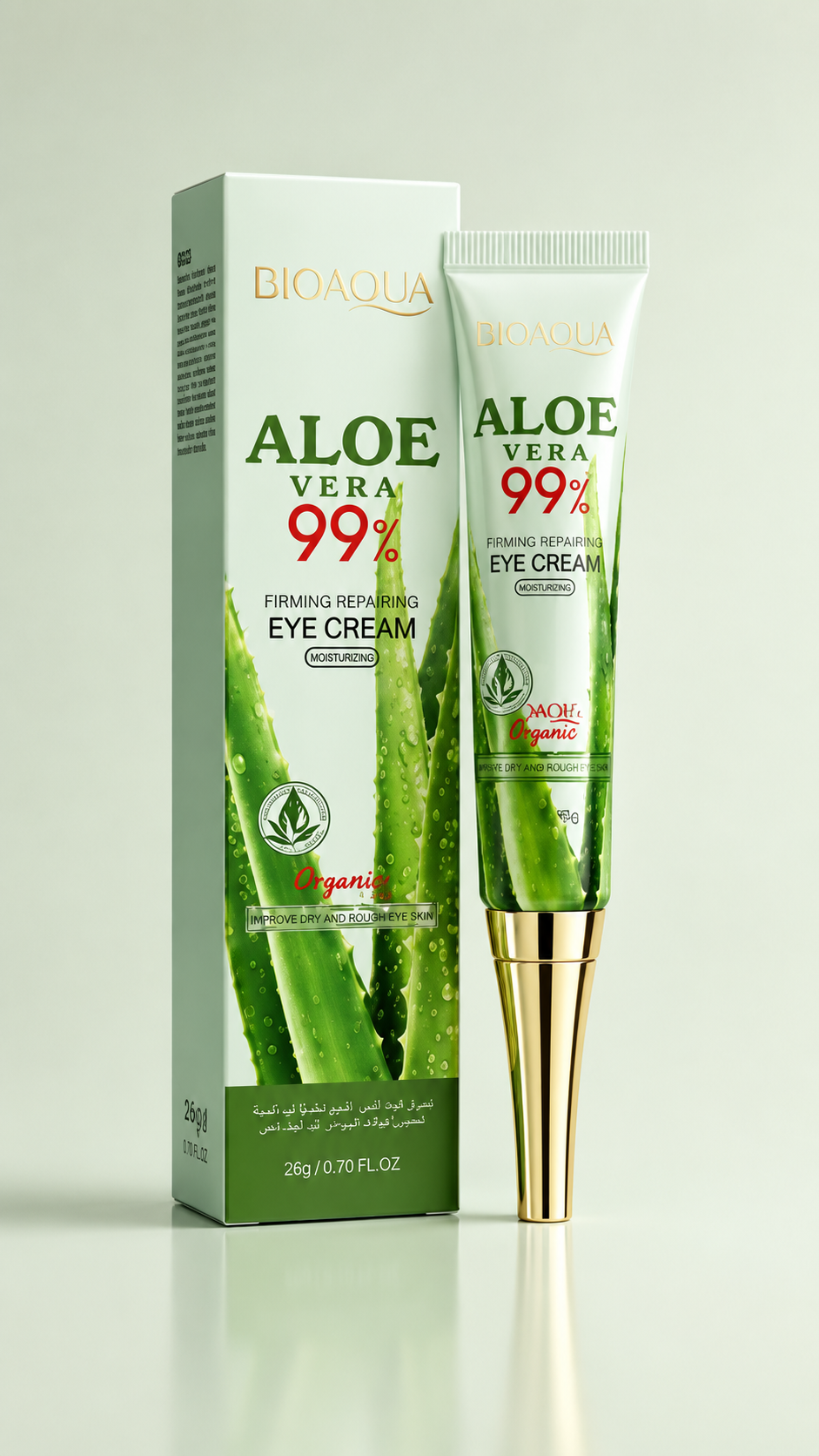 Contorno de Ojos Orgánico Reparador de Aloe Vera 99 % - Imagen 4