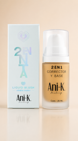 Base y Corrector Bonita 2 en 1 Anik *PRECIO UNICO* - Imagen 5