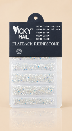 gemas decorativas 1440 pcs vicky nail - Imagen 5