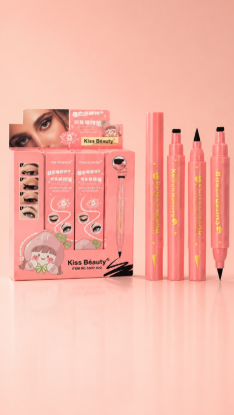 Delineador sweet peach 2 en 1 Sello Kiss Beauty - Imagen 2