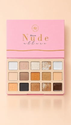 Paleta de sombras nude 15 tonos allure Bloomshell - Imagen 6